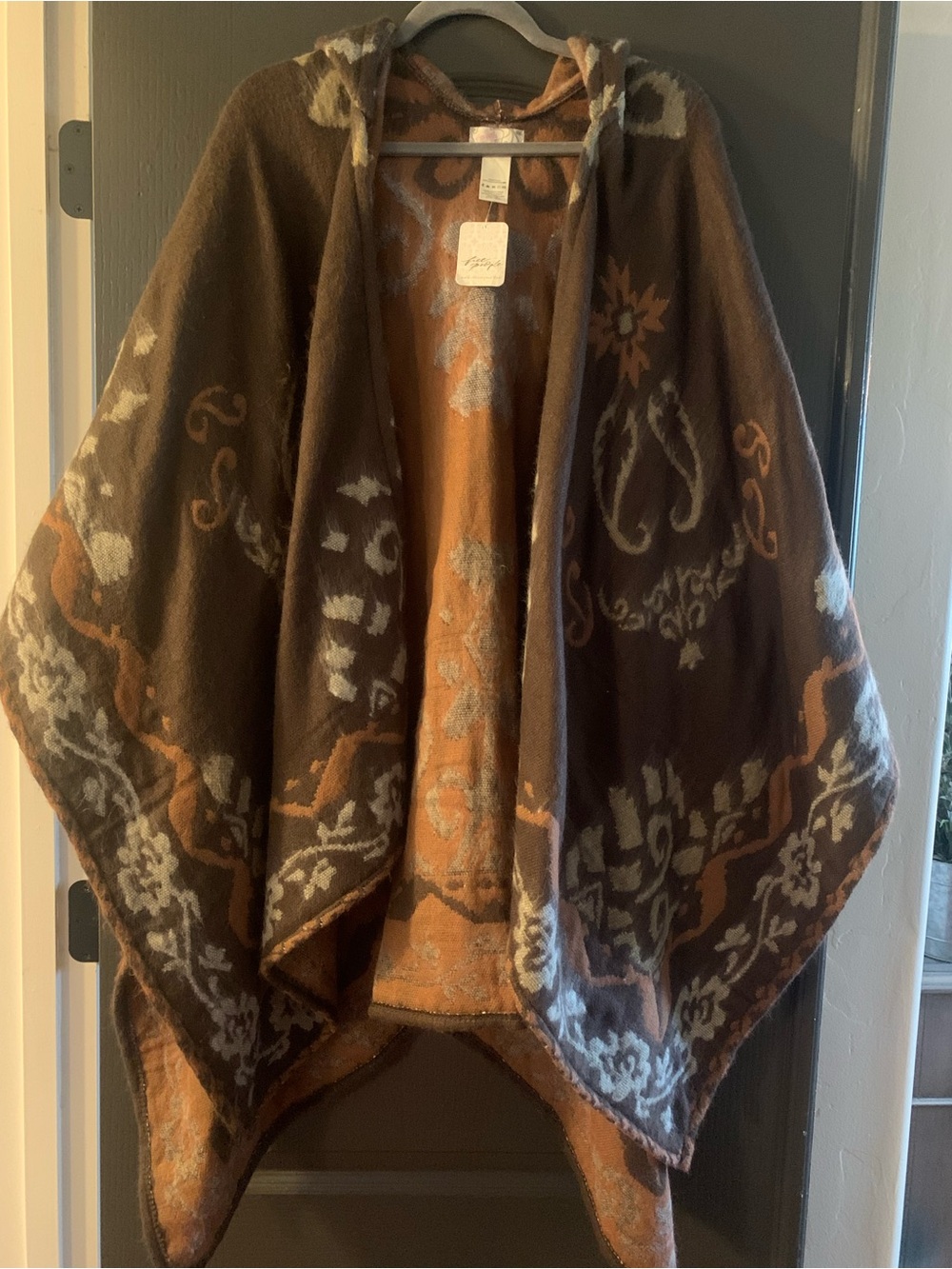 Free People Rown Printed Hooded Duster - Picture 4 of 7
